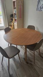 Ronde eettafel | fonQ | 120 cm, Huis en Inrichting, Ophalen, Gebruikt, Japandi / Scandinavisch, Vier personen