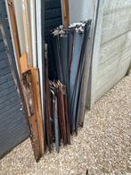 Gratis hardhouten rabatdelen / schroten, Doe-het-zelf en Verbouw, Hout en Planken, Ophalen, Gebruikt, Minder dan 25 mm, Plank