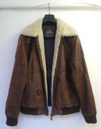 Lederen Vanguard Pilotenjas / Flight Jacket , Maat XL, Bruin, Bruin, Maat 56/58 (XL), Ophalen of Verzenden, Vanguard