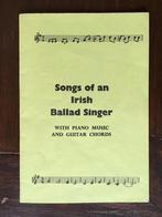 Boekje met bladmuziek van Songs of an Irish Ballad Singer, Muziek en Instrumenten, Bladmuziek, Overige soorten, Gebruikt, Ophalen of Verzenden