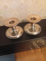 Zilveren Kandelaars - Set van 2, Ophalen of Verzenden, Zilver