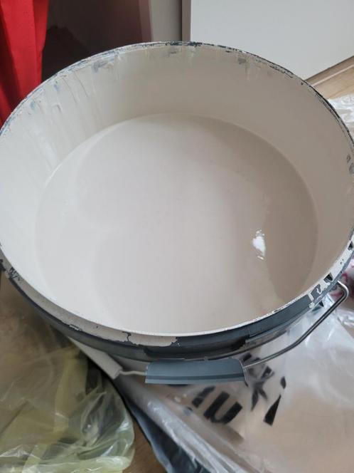 Beige verf, kleur singing sand van Histor, Doe-het-zelf en Verbouw, Verf, Beits en Lak, Zo goed als nieuw, Verf, 5 tot 10 liter