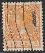 Nederland 1926 187a Wilhelmina 15c, Gest, Postzegels en Munten, Postzegels | Nederland, Ophalen of Verzenden, T/m 1940, Gestempeld