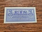 Biljet 1 Reichspfennig Duitse Wehrmacht Tweede Wereldoorlog, Ophalen of Verzenden, Duitsland, Overige typen