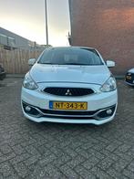 Mitsubishi Space Star 1.0 |2017|AIRCO| APK |NAP| EL. RAMEN, Voorwielaandrijving, Stof, Zwart, Wit