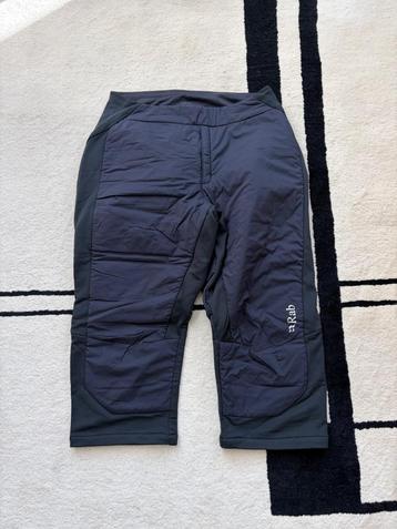 RAB Xenair 3/4 Insulated men's pants - L - black - NEW beschikbaar voor biedingen