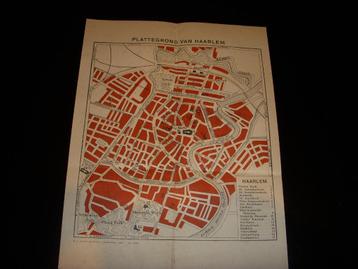 Gids voor Haarlem en omstreken met plattegrond +/-1925 beschikbaar voor biedingen