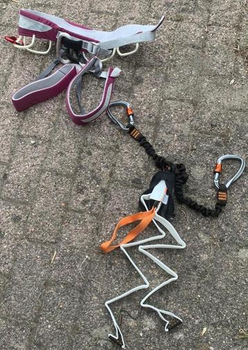 Klim harnas enKletterstijgset van blackdiamond S/M beschikbaar voor biedingen