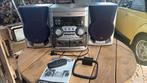 Mini cd casette fm radio speler met box, Ophalen, Philips, Gebruikt, Cd-speler