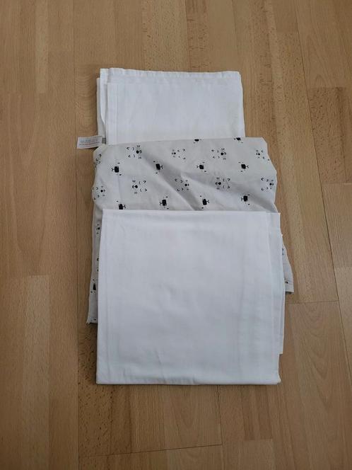 Lakentjes, badcapes, moltons,dekentjes, mutsen, Kinderen en Baby's, Kinderkamer | Beddengoed, Gebruikt, Wit, Jongetje of Meisje