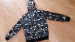 Bape hoodie maat 38-40, Grijs, A bathing Ape, Maat 38/40 (M), Ophalen of Verzenden