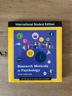 Research Methods in Psychology ❗️ METHODENLEER️, Ophalen of Verzenden, Zo goed als nieuw