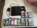 PS4 + 2 controllers + 12 games + 2TB HDD – bundeldeal, Ophalen, Zo goed als nieuw, Met 2 controllers, Original