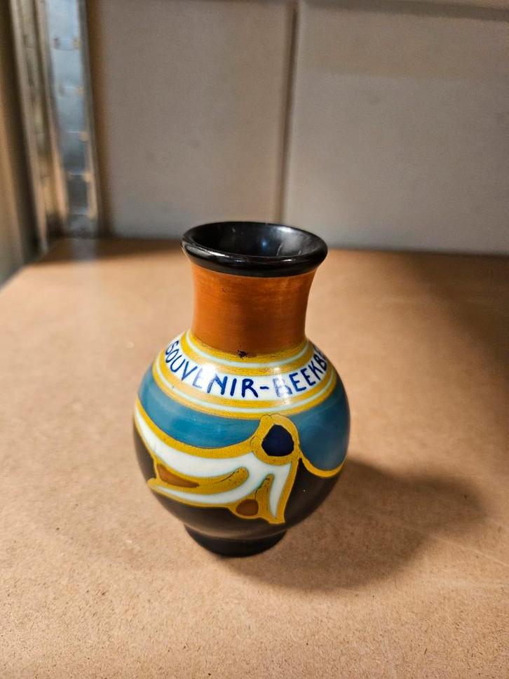 Ardeco Plateel Mini Vaasje - Curiosa, Antiek en Kunst, Antiek | Vazen, Ophalen of Verzenden