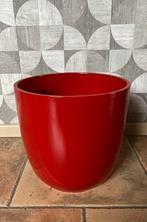 Binnenpot bloempot rood groot 22 hoog, 24 doorsnede, Ophalen, Rond, Binnen, Zo goed als nieuw