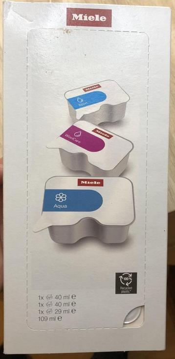 Proefset wasmiddelcups voor Miele wasmachine beschikbaar voor biedingen