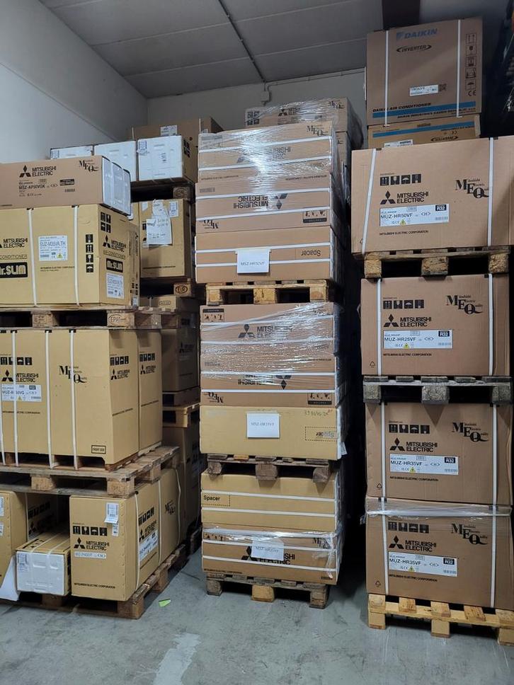 mitsubishi electric en Daikin.2.5, 3.5 en 5 kw  r32 !, Witgoed en Apparatuur, Airco's, Nieuw, Ophalen of Verzenden