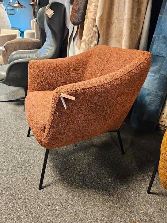 Fauteuil mila h.e. design opruiming, Huis en Inrichting, Fauteuils, Nieuw, Stof, 75 tot 100 cm, Ophalen of Verzenden