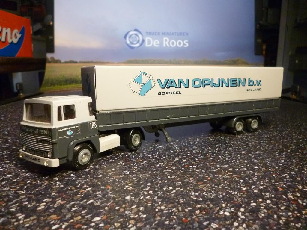 Tekno Scania 141 Van Opijnen, Ophalen of Verzenden, Zo goed als nieuw, Bus of Vrachtwagen, Tekno