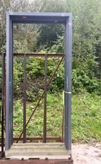 MOET WEG! Hardhout deurkozijn, Doe-het-zelf en Verbouw, Kozijnen en Schuifpuien, Gebruikt, Deurkozijn, 150 tot 225 cm, Hout
