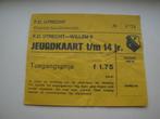 Voetbalkaartje F.C. Utrecht - Willem ll 1980 / 1981 nr. 37., Verzenden, Gebruikt, Willem II, Overige typen
