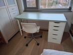IKEA lagkapten Bureau met bureaustoel, Ophalen, In hoogte verstelbaar, Gebruikt, Bureau