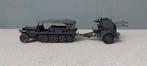 Duitse halftrack met flakvierling wo2 schaal 1:35, Ophalen of Verzenden