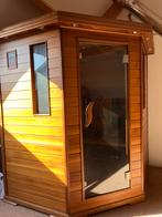 Cederhouten infrarood Sauna - Ontspanning in eigen huis!, Ophalen, Gebruikt, Infrarood, Complete sauna