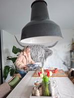 Industriële hanglamp, Huis en Inrichting, Lampen | Hanglampen, Gebruikt, 50 tot 75 cm, Ophalen of Verzenden, Metaal