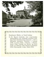 Limbricht kasteel met losbladige beschrijving 1958, Ophalen of Verzenden, 1940 tot 1960, Ongelopen, Limburg