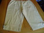 Nieuwe ecru Ria-Hosen 3/4 broek, maat 52, Kleding | Dames, Grote Maten, Verzenden, Beige, Ria-Hosen, Nieuw