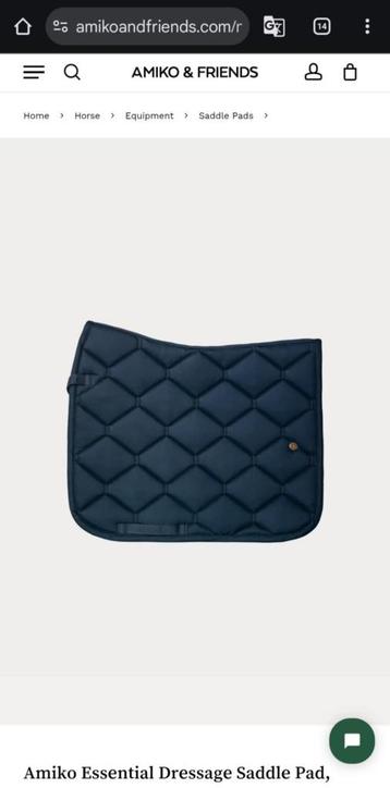 NIEUW Amiko & Friends set Navy dekje en oornetje maat full beschikbaar voor biedingen