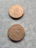 5 gulden 2000 Ek munten (2 ×), Ophalen of Verzenden, Overige landen, 2 euro