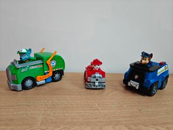 Paw Patrol voertuigen 3x beschikbaar voor biedingen
