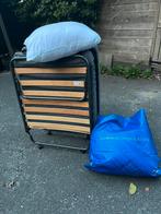 Opklapbed. 80cm -190cm, Huis en Inrichting, Slaapkamer | Bedden, Eenpersoons, Nieuw, 80 cm, Metaal