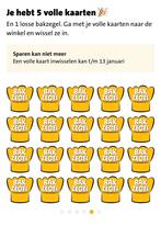 Jumbo Bakzegels - 5 volle kaarten + 1 losse, Ophalen, Zo goed als nieuw