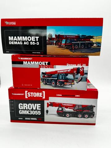 CONRAD TWH GROVE 3055 DEMAG AC 55 en AC 35 MAMMOET KAVEL beschikbaar voor biedingen