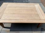 Prachtige massief blank eikenhouten salontafel met karakter, Huis en Inrichting, Tafels | Salontafels, Ophalen, 100 tot 150 cm