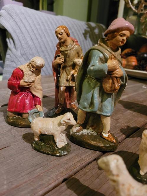 mooie oude antieke kerstgroep te koop, Diversen, Kerst, Gebruikt, Ophalen of Verzenden