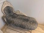Antiek, sofa,  chaise longue panterprint, Huis en Inrichting, Ophalen, Stof, Minder dan 150 cm