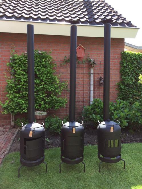 Prachtige terraskachel (houtkachel), handgemaakt, Tuin en Terras, Tuinhaarden, Zo goed als nieuw, Ophalen of Verzenden