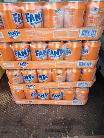 Fanta orange Zero 24 x 33 cl bijna nergens te verkrijgen beschikbaar voor biedingen