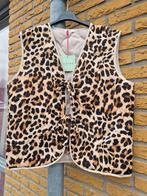 Lovika gilet in panterprint *mode trend*, Bruin, Nieuw, Ophalen of Verzenden, Maat 42/44 (L)