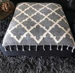 By Boo groot grijs kussen zitzak franjes Marokkaans berber, Ophalen of Verzenden, Gebruikt, Grijs, Zitzak