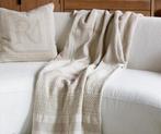 Riviera Maison Plaid + Kussens - Nieuw!, Ophalen of Verzenden, Nieuw, Beige, Vierkant