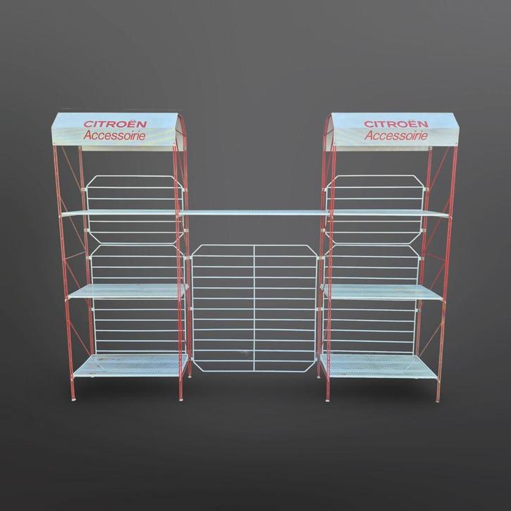 Vintage Citroën Accessoire Display Rekken - Jaren 70, Huis en Inrichting, Kasten | Stellingkasten, Ophalen