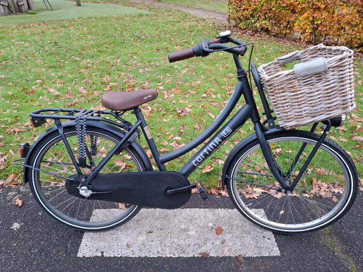 Cortina u4 meisjesfiets 24 inch, 3 versnellingen, Fietsen en Brommers, Fietsen | Meisjes, Zo goed als nieuw, 26 inch of meer, Versnellingen