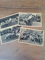 4 postkaarten Nederlandse leger mobilisatie opgelopen, Ophalen of Verzenden, Landmacht, Nederland
