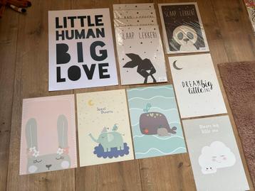 Leuke Posterkaarten voor de Kinderkamer beschikbaar voor biedingen