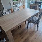 Houten Eettafel, Huis en Inrichting, Tafels | Eettafels, Ophalen, 50 tot 100 cm, Vijf personen of meer, 150 tot 200 cm